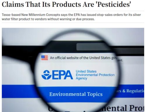 Read: The Epoch Times Article: Berkey Water Filter Maker Sues EPA